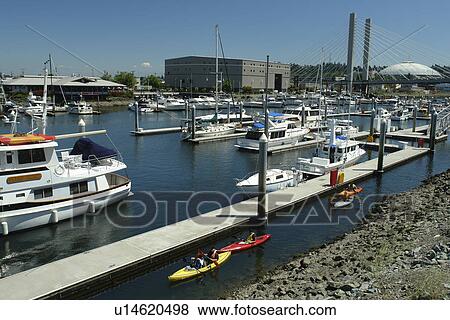 Tacoma, WA, Washington, Puget Sound, Thea Foss Waterway, marina, kayaking View Large Photo Image Stock Photo - Tacoma, WA, Washington, Puget Sound, Thea Foss Waterway, marina, kayaking. Fotosearch