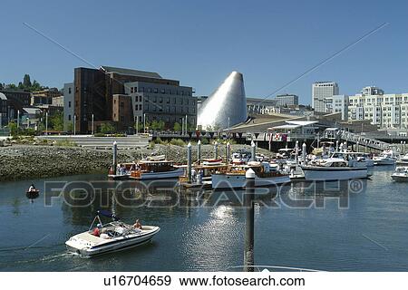 Tacoma, WA, Washington, Puget Sound, Thea Foss Waterway, downtown, Museum of Glass, marina View Large Photo Image Stock Photo - Tacoma, WA, Washington, Puget Sound, Thea Foss Waterway, downtown, Museum of Glass, marina. Fotosearch