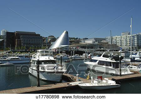 Tacoma, WA, Washington, Puget Sound, Thea Foss Waterway, downtown, Museum of Glass, marina View Large Photo Image Stock Photo - Tacoma, WA, Washington, Puget Sound, Thea Foss Waterway, downtown, Museum of Glass, marina. Fotosearch