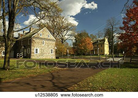 Stock Photography -  Taylorville, PA, Pennsylvania, Washington Crossing Historic Park. Fotosearch