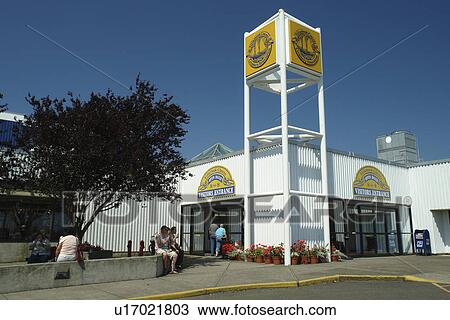 Stock Image -  Tillamook, OR, Oregon, Pacific Ocean, Pacific Coast Scenic Byway, Rt Route, Highway 101, Tillamook Cheese, Tillamook County Creamery Association. Fotosearch