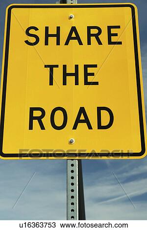 TN, Tennessee, Share the Road, biking, road sign View Large Photo Image Stock Image - TN, Tennessee, Share the Road, biking, road sign. Fotosearch