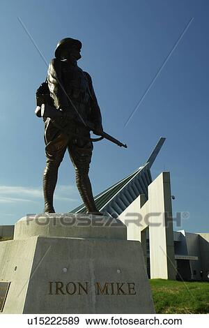 Stock Photo -  Triangle, VA, Virginia, Quantico, Washington DC, National Museum of the Marine Corps, Iron Mike Statue. Fotosearch