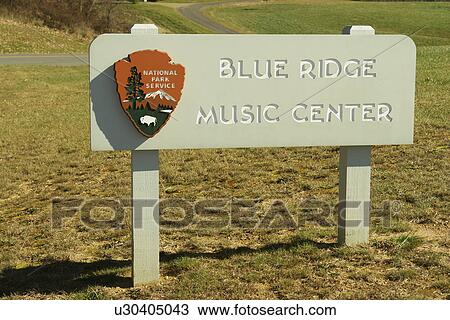 VA, Virginia, Blue Ridge Parkway, Blue Ridge Mountains, Blue Ridge Music Center, entrance sign View Large Photo Image Stock Image - VA, Virginia, Blue Ridge Parkway, Blue Ridge Mountains, Blue Ridge Music Center, entrance sign. Fotosearch