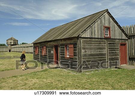 Stock Image -  Vancouver, WA, Washington, Fort Vancouver National Historic Site, Vancouver National Historic Reserve. Fotosearch