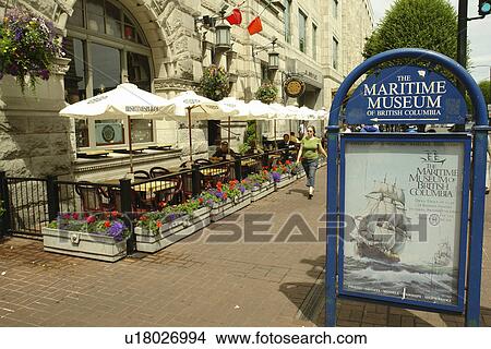 Picture -  Victoria, British Columbia, Canada, Vancouver Island, downtown, The Maritime Museum of British Columbia. Fotosearch