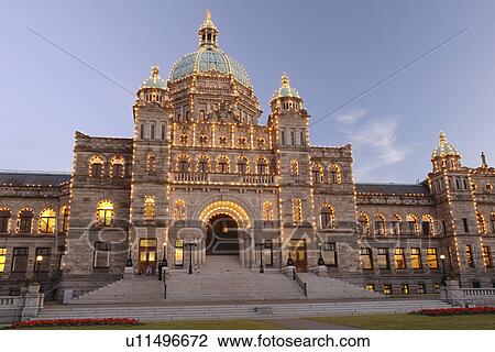 Victoria, British Columbia, Canada, Vancouver Island, Inner Harbour, Parliament Buildings, evening View Large Photo Image Stock Image - Victoria, British Columbia, Canada, Vancouver Island, Inner Harbour, Parliament Buildings, evening. Fotosearch
