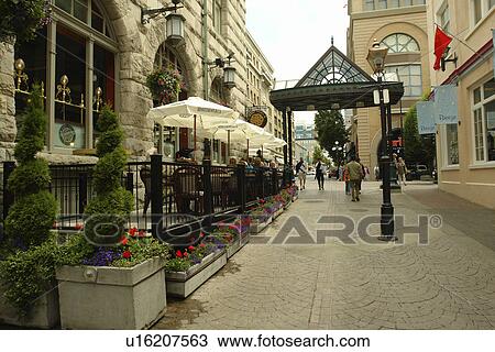 Victoria, British Columbia, Canada, Vancouver Island, downtown, Bastion Square View Large Photo Image Stock Image - Victoria, British Columbia, Canada, Vancouver Island, downtown, Bastion Square. Fotosearch