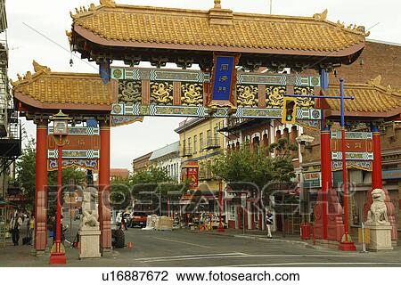 Victoria, British Columbia, Canada, Vancouver Island, Chinatown View Large Photo Image Stock Image - Victoria, British Columbia, Canada, Vancouver Island, Chinatown. Fotosearch