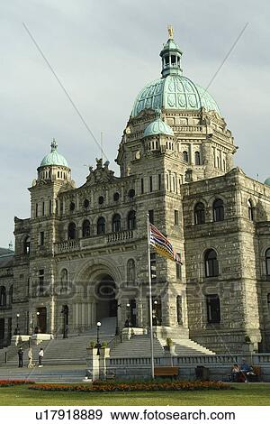 Victoria, British Columbia, Canada, Vancouver Island, Parliament Buildings View Large Photo Image Stock Photo - Victoria, British Columbia, Canada, Vancouver Island, Parliament Buildings. Fotosearch