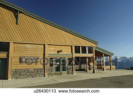 WA, Washington, Olympic Peninsula, Olympic National Park, Hurricane Ridge Visitor Center View Large Photo Image Stock Image - WA, Washington, Olympic Peninsula, Olympic National Park, Hurricane Ridge Visitor Center. Fotosearch