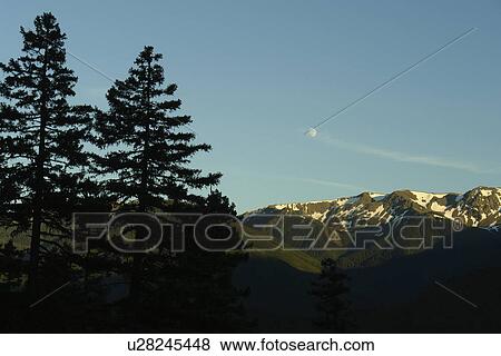 WA, Washington, Olympic Peninsula, Olympic National Park, Hurricane Ridge View Large Photo Image Stock Photo - WA, Washington, Olympic Peninsula, Olympic National Park, Hurricane Ridge. Fotosearch