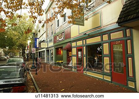 Stock Image -  West Chester, PA, Pennsylvania, Downtown. Fotosearch