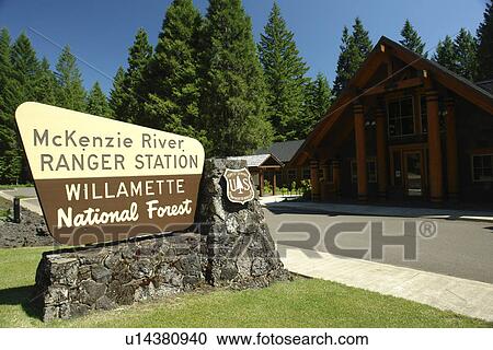Willamette National Forest, OR, Oregon, Cascade Range, McKenzie River Ranger Station, West Cascades Scenic Byway, wooden road sign View Large Photo Image Stock Image - Willamette National Forest, OR, Oregon, Cascade Range, McKenzie River Ranger Station, West Cascades Scenic Byway, wooden road sign. Fotosearch
