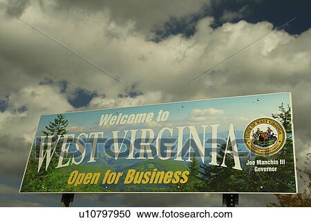 WV, West Virginia, Welcome to West Virginia, Open for Business, stateline, road sign View Large Photo Image Stock Image - WV, West Virginia, Welcome to West Virginia, Open for Business, stateline, road sign. Fotosearch