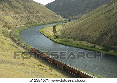 Yakima, WA, Washington, Yakima Canyon, Yakima River Canyon State Scenic Byway, train View Large Photo Image Stock Image - Yakima, WA, Washington, Yakima Canyon, Yakima River Canyon State Scenic Byway, train. Fotosearch