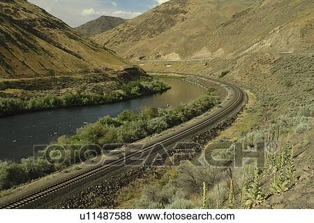 Yakima, WA, Washington, Yakima Canyon, Yakima River Canyon State Scenic Byway View Large Photo Image Stock Photo - Yakima, WA, Washington, Yakima Canyon, Yakima River Canyon State Scenic Byway. Fotosearch