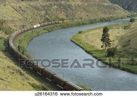 Yakima, WA, Washington, Yakima Canyon, Yakima River Canyon State Scenic Byway, train View Large Photo Image Stock Photograph - Yakima, WA, Washington, Yakima Canyon, Yakima River Canyon State Scenic Byway, train. Fotosearch