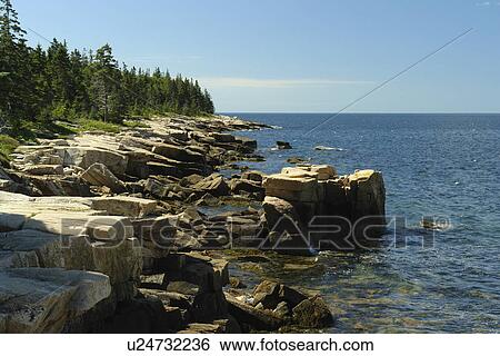 Acadia National Park, ME, Maine, Schoodic Peninsula View Large Photo Image Stock Photograph - Acadia National Park, ME, Maine, Schoodic Peninsula. Fotosearch
