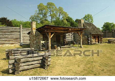 Stock Photo -  Altoona, PA, Pennsylvania, Fort Robeudeau. Fotosearch