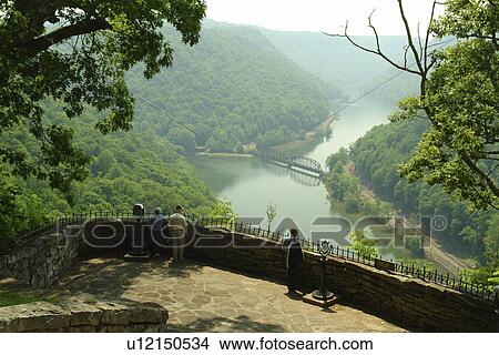 Amsted, WV, West Virginia, Hawks Nest State Park View Large Photo Image Picture - Amsted, WV, West Virginia, Hawks Nest State Park. Fotosearch