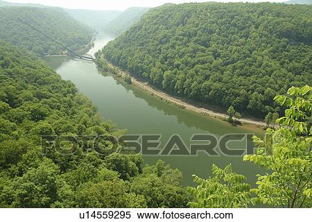 Amsted, WV, West Virginia, Hawks Nest State Park View Large Photo Image Stock Photography - Amsted, WV, West Virginia, Hawks Nest State Park. Fotosearch