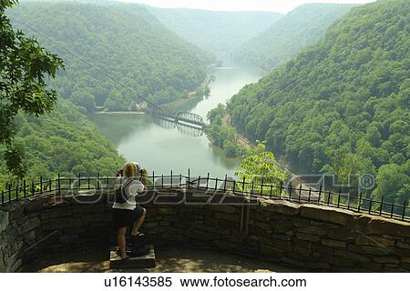 Amsted, WV, West Virginia, Hawks Nest State Park View Large Photo Image Stock Photography - Amsted, WV, West Virginia, Hawks Nest State Park. Fotosearch