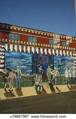 Ashland, WI, Wisconsin, Lake Superior, downtown, wall mural View Large Photo Image Stock Photo - Ashland, WI, Wisconsin, Lake Superior, downtown, wall mural. Fotosearch