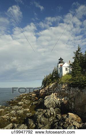 Bass Harbor, ME, Maine, Mt Desert Island, Head Lighthouse, Acadia National Park View Large Photo Image Stock Image - Bass Harbor, ME, Maine, Mt Desert Island, Head Lighthouse, Acadia National Park. Fotosearch
