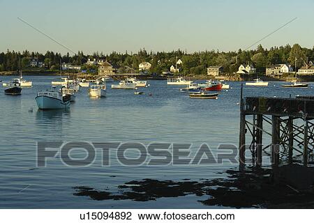 Bass Harbor/Bernard, ME, Maine, Mt Desert Island, fishing harbor View Large Photo Image Stock Image - Bass Harbor/Bernard, ME, Maine, Mt Desert Island, fishing harbor. Fotosearch