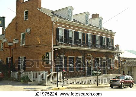 Bedford, PA, Pennsylvania, Historic Downtown View Large Photo Image Picture - Bedford, PA, Pennsylvania, Historic Downtown. Fotosearch