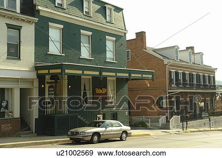 Stock Photo -  Bedford, PA, Pennsylvania, Historic Downtown. Fotosearch