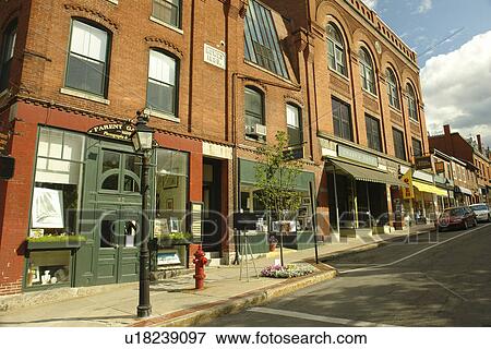 Belfast, ME, Maine, Downtown View Large Photo Image Stock Photo - Belfast, ME, Maine, Downtown. Fotosearch