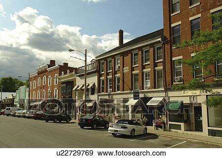 Stock Photo -  Belfast, ME, Maine, Downtown. Fotosearch