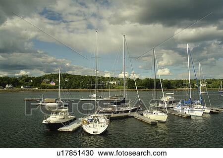 Belfast, ME, Maine, harbor View Large Photo Image Stock Image - Belfast, ME, Maine, harbor. Fotosearch