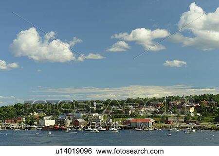 Belfast, ME, Maine, harbor View Large Photo Image Stock Photograph - Belfast, ME, Maine, harbor. Fotosearch