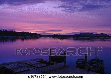 Bernard/Bass Harbor, ME, Maine, fishing harbor, sunset View Large Photo Image Picture - Bernard/Bass Harbor, ME, Maine, fishing harbor, sunset. Fotosearch