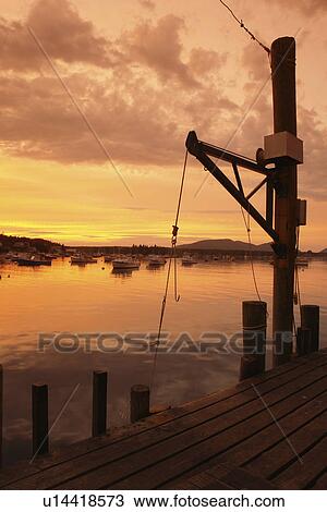 Bernard/Bass Harbor, ME, Maine, fishing harbor, sunset View Large Photo Image Stock Image - Bernard/Bass Harbor, ME, Maine, fishing harbor, sunset. Fotosearch