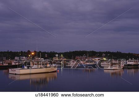 Bernard/Bass Harbor, ME, Maine, fishing harbor, evening View Large Photo Image Stock Image - Bernard/Bass Harbor, ME, Maine, fishing harbor, evening. Fotosearch