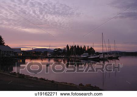 Bernard/Bass Harbor, ME, Maine, fishing harbor, sunset View Large Photo Image Stock Image - Bernard/Bass Harbor, ME, Maine, fishing harbor, sunset. Fotosearch