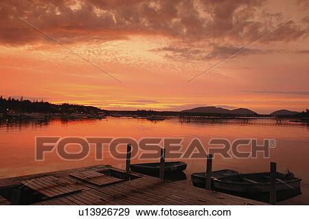 Bernard/Bass Harbor, ME, Maine, fishing harbor, sunset View Large Photo Image Stock Photo - Bernard/Bass Harbor, ME, Maine, fishing harbor, sunset. Fotosearch