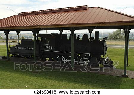 Billings, MT, Montana, Peter Yegen Jr. Yellowstone County Museum, Northern Pacific Railroad, locomotive, coal car View Large Photo Image Stock Photo - Billings, MT, Montana, Peter Yegen Jr. Yellowstone County Museum, Northern Pacific Railroad, locomotive, coal car. Fotosearch