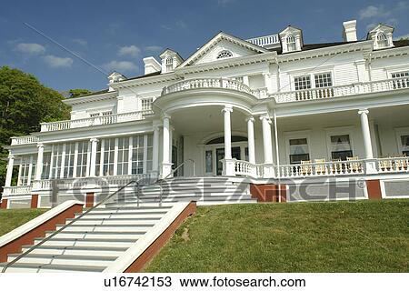 Stock Image -  Blue Ridge Parkway, Boone, NC, North Carolina, Blue Ridge Mountains, Appalachian Mts Moses H. Cone Memorial Park. Fotosearch