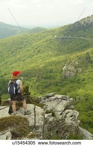 Blue Ridge Parkway, Boone, NC, North Carolina, Blue Ridge Mountains, Appalachian Mts Grandfather Mountain, Rough View Large Photo Image Stock Photography - Blue Ridge Parkway, Boone, NC, North Carolina, Blue Ridge Mountains, Appalachian Mts Grandfather Mountain, Rough . Fotosearch