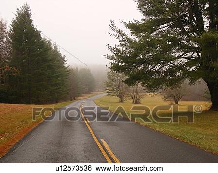 Blue Ridge Parkway, fog, Galax, Virginia, VA View Large Photo Image Stock Photograph - Blue Ridge Parkway, fog, Galax, Virginia, VA. Fotosearch