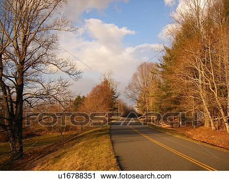 Stock Image -  Blue Ridge Parkway, Galax, Virginia, VA. Fotosearch