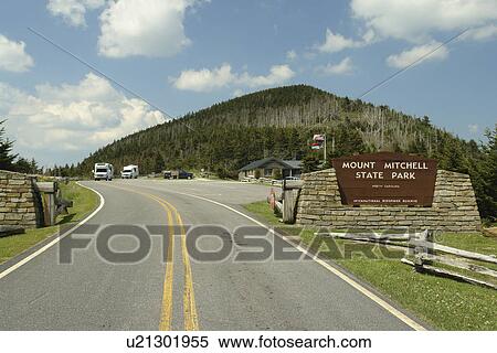 Blue Ridge Parkway, NC, North Carolina, Blue Ridge Mountains, Appalachian Mts Mount Mitchell View Large Photo Image Stock Photography - Blue Ridge Parkway, NC, North Carolina, Blue Ridge Mountains, Appalachian Mts Mount Mitchell. Fotosearch