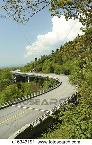 Boone, Blue Ridge Parkway, NC, North Carolina, Blue Ridge Mountains, Appalachian Mts Linn Cove Viaduct View Large Photo Image Stock Image - Boone, Blue Ridge Parkway, NC, North Carolina, Blue Ridge Mountains, Appalachian Mts Linn Cove Viaduct . Fotosearch