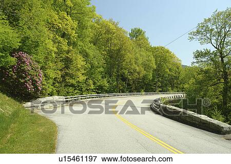 Boone, Blue Ridge Parkway, NC, North Carolina, Blue Ridge Mountains, Appalachian Mts Linn Cove Viaduct View Large Photo Image Stock Photo - Boone, Blue Ridge Parkway, NC, North Carolina, Blue Ridge Mountains, Appalachian Mts Linn Cove Viaduct . Fotosearch