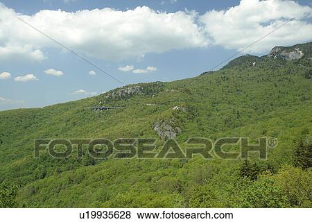 Boone, Blue Ridge Parkway, NC, North Carolina, Blue Ridge Mountains, Appalachian Mts Linn Cove Viaduct View Large Photo Image Stock Photo - Boone, Blue Ridge Parkway, NC, North Carolina, Blue Ridge Mountains, Appalachian Mts Linn Cove Viaduct . Fotosearch